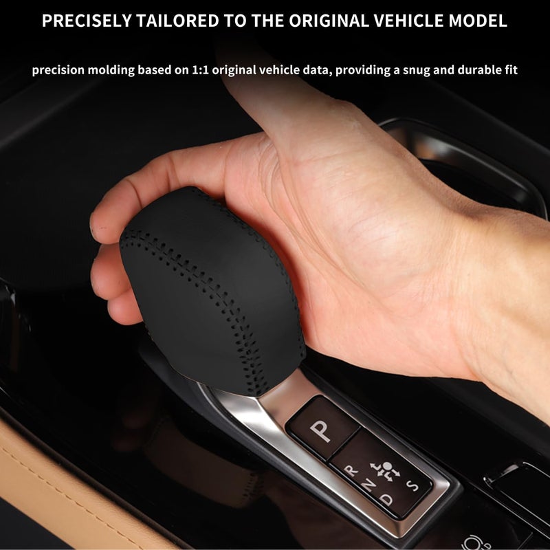 Treesiche Custom Interior Accessories for Lexus NX 250 350 350h 450h+ 2022 2023 RX 350 350h 450h+ 500h Leather Automatic Gear Shift Knob Cover, Transmission Boots Shift Lever Sheath - Image 2